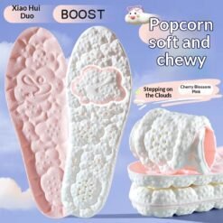 Ultra-soft Latex Pain-relief Insoles For Women - Cherry Blossom Powder, 35 to 36