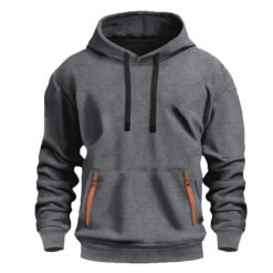 Alternative view of New Fallwinter Mens Fleece-lined Hoodie