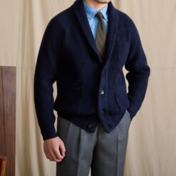 Alternative view of Versatile Knitted Cardigan For Men A Retro Warm Outerwear Piece For Commuting