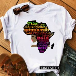 Girls print T-shirt - 7 Style, L