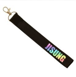 Alternative view of Straykids surrounding name mobile phone lanyard custom keychain stray kids couple pendant