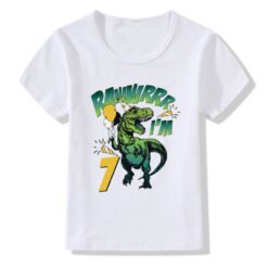 Children's T-shirt Numbers 1-9 Birthday T-shirt - 7style, 3XL
