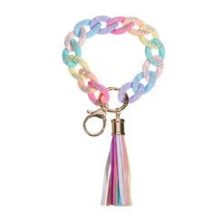 Resin Bracelet Women's Color Keychain - 2Style