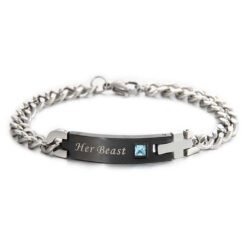 Couple Bracelet - Her beast BLACK