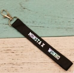 MONSTA X surrounding the same name keychain mobile phone shell pendant cute student bag lanyard custom - WONHO