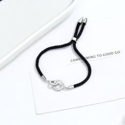 Couple Interlocking Bracelet Hand-woven Bracelet - A