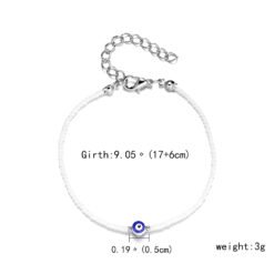 Handmade Lucky Black String Bracelet Evil Eye Charm Bracelets Women Blue Eyes Beads Bring You Lucky Peaceful Adjustable Bracelet - 4