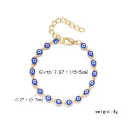 Handmade Lucky Black String Bracelet Evil Eye Charm Bracelets Women Blue Eyes Beads Bring You Lucky Peaceful Adjustable Bracelet - 10