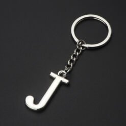 English Alphabet Keychain Keychain Personal Name Letter Pendant - J