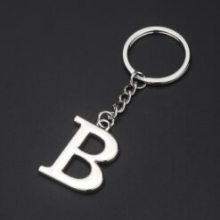English Alphabet Keychain Keychain Personal Name Letter Pendant - B