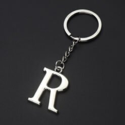English Alphabet Keychain Keychain Personal Name Letter Pendant - R