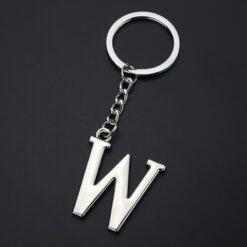 English Alphabet Keychain Keychain Personal Name Letter Pendant - W