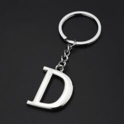 English Alphabet Keychain Keychain Personal Name Letter Pendant - D