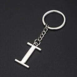 English Alphabet Keychain Keychain Personal Name Letter Pendant - I