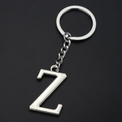 English Alphabet Keychain Keychain Personal Name Letter Pendant - Z