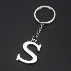 English Alphabet Keychain Keychain Personal Name Letter Pendant - S