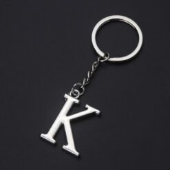 English Alphabet Keychain Keychain Personal Name Letter Pendant - K