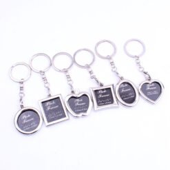 Creative Photo Frame Couple Keychain - A6