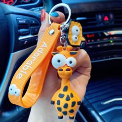 Creative Eye Catching Fashion Animal Keychain - Giraffe