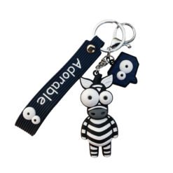 Creative Eye Catching Fashion Animal Keychain - Zebra