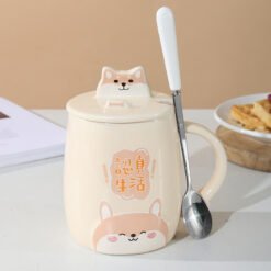 Simple Cute Mug Office Female Mug Couple Ceramic Mug - A1A