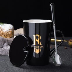 Creative Ceramic Mug With Last Name Letter Mug - R