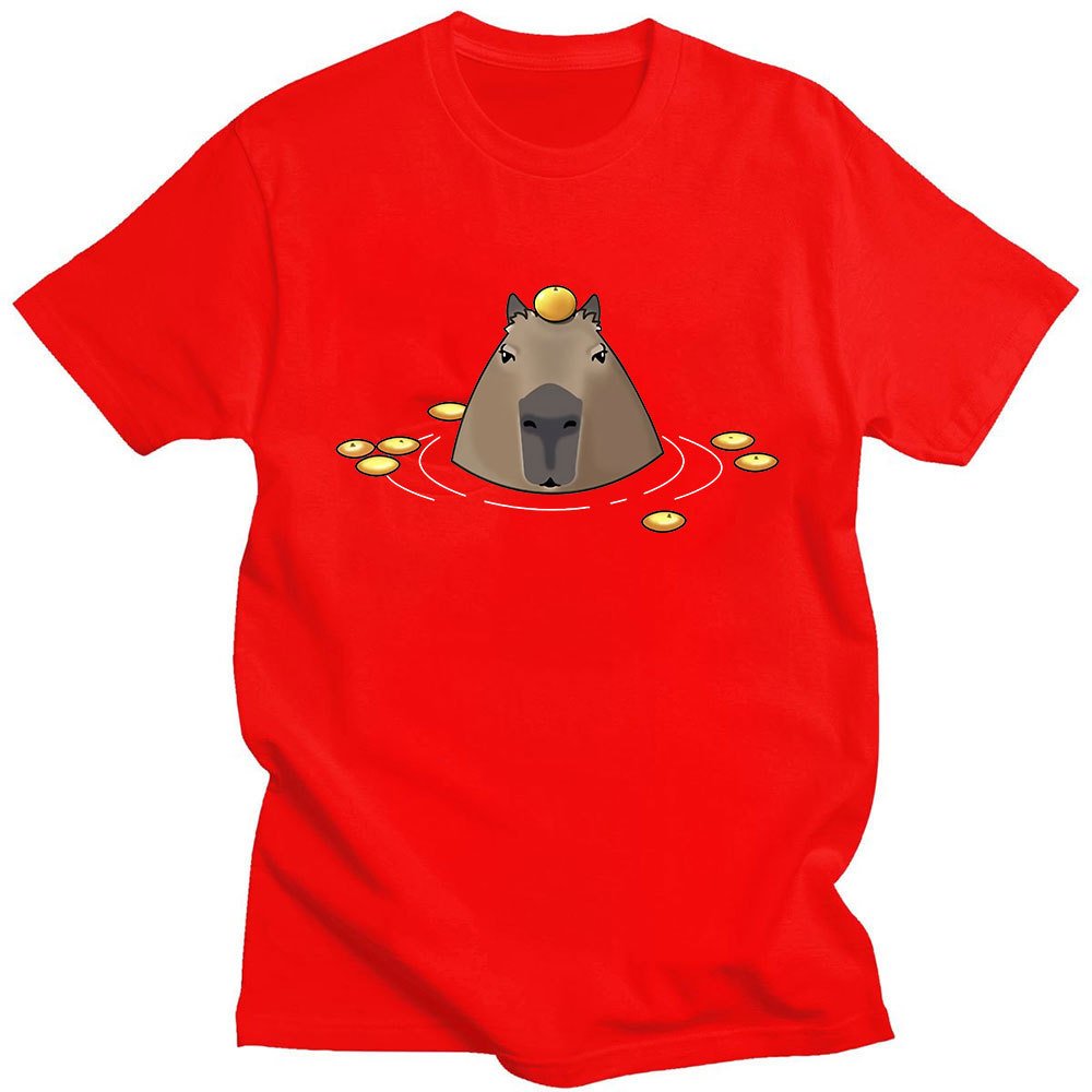 Funny Cute Capybara T-shirt Animal Pattern - Image 2