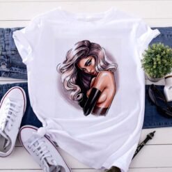 Character print T-shirt - 12 Style, L