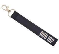 Reflective laser name name keychain key lanyard mobile phone lanyard - Laser black, NCT 127