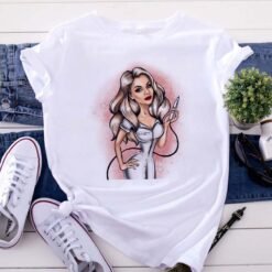 Character print T-shirt - 2 Style, L