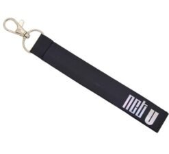 Reflective laser name name keychain key lanyard mobile phone lanyard - Laser black, NCT U