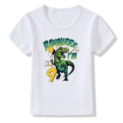 Children's T-shirt Numbers 1-9 Birthday T-shirt - 9style, 3XL