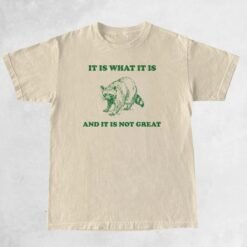 Funny Mental Health Graphic T-shirt Unisex - Khaki, S