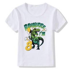 Children's T-shirt Numbers 1-9 Birthday T-shirt - 8style, XL