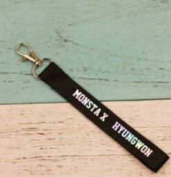 MONSTA X surrounding the same name keychain mobile phone shell pendant cute student bag lanyard custom - HYUNGWON