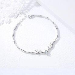 Korean-style Deer Youre My Lucky Charm Bracelet For Women