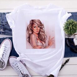 Character print T-shirt - 15 Style, S