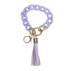 Resin Bracelet Women's Color Keychain - 7Style