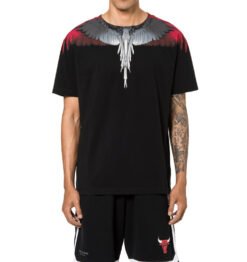 Wings print T-shirt - Red, S