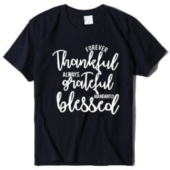 Alphabet print T-shirt - Black, L