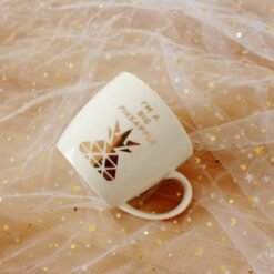 Ceramic mug creative mug - White