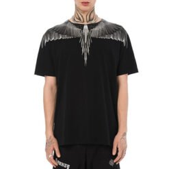 Wings print T-shirt - Grey, L