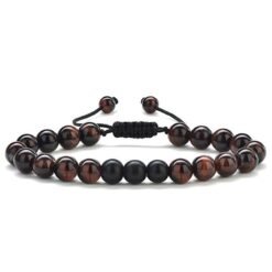 Tiger Eye Couple Bracelet - A