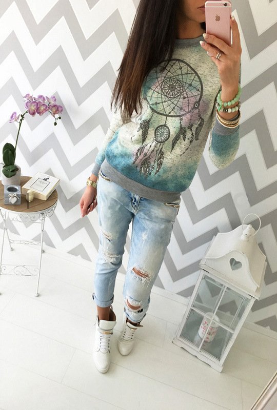 Dreamcatcher print T-shirt - Image 3