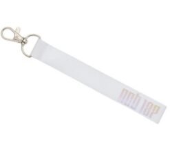 Reflective laser name name keychain key lanyard mobile phone lanyard - Laser white, NCT 127