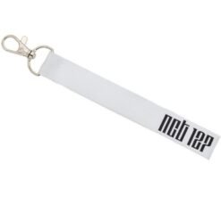 Reflective laser name name keychain key lanyard mobile phone lanyard - Ordinary white, NCT 127