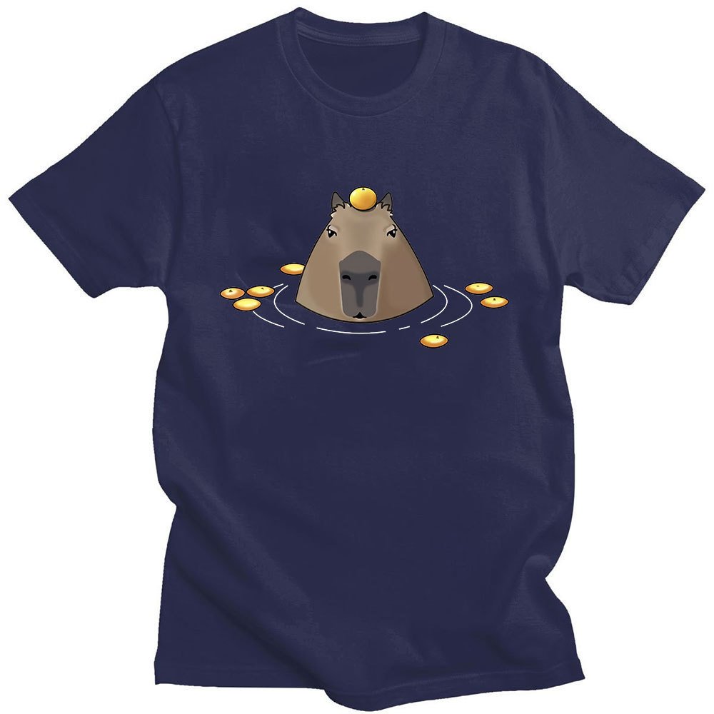 Funny Cute Capybara T-shirt Animal Pattern - Image 3