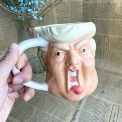 Alternative view of Funny Office Sand Sculpture Trump Mug