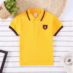 Children's Shirt Boy Top T-shirt - Bright yellow, 90cm