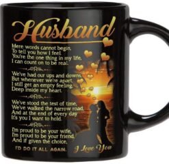 Alternative view of Black Ceramic Coffee Mug Mug Mark